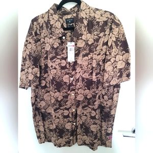 NWT Quicksilver Aloha Shirt XL